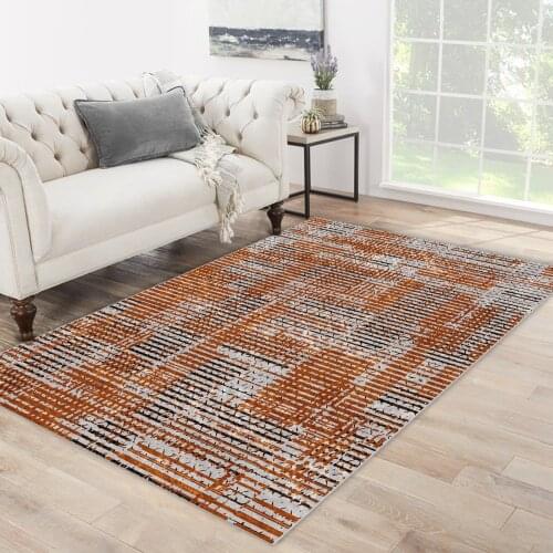 Colorful orange grey carpet line shaped orange patterned carpet modern carpet living room carpet free shipping soft