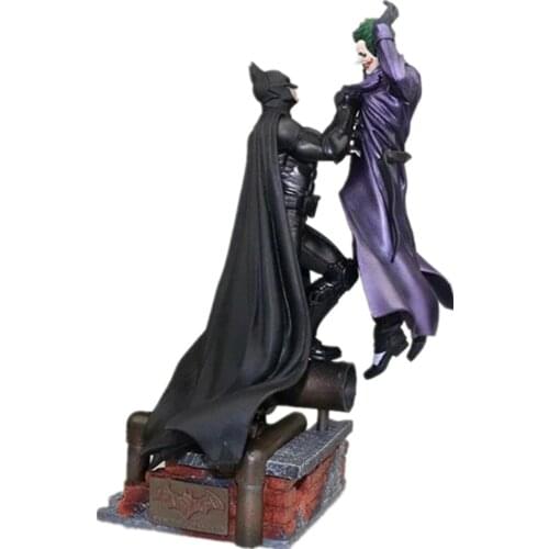 Marvel Batman VS Joker Statue Action Figure Toy 300mm Diorama Figurals Model Toys Anime Batman Joker Figurine Brinquedos