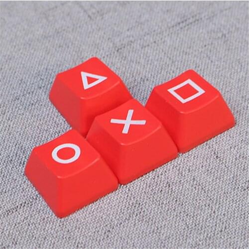 Direction Key Caps Repair Kits for PSP for PS4 Replacement Mechanical Keyboard Keycaps Shine-Through Arrow Direction Key Cap