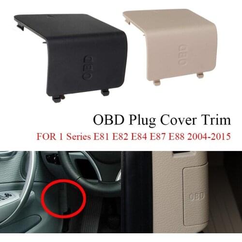 51437144966 Front Interior OBD Plug Cover Panel Trim For-BMW 1 Series E81 E82 E84 E87 E88 2004-2015 51439125298