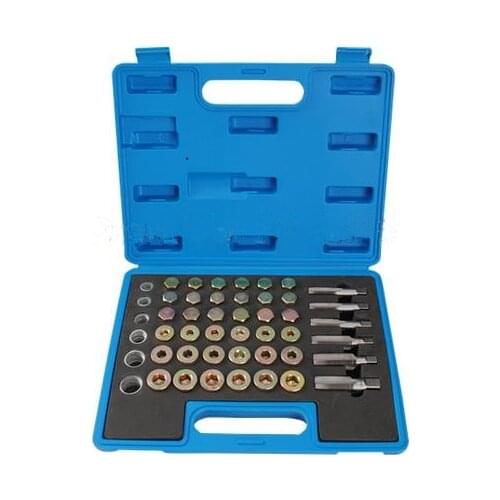 Wholesale Top Quality 114Pc Oil Pan Drain Plug Thread Repair Tool Gearbox Oil Drain Plug for cars and motorcycles