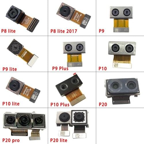 Original Rear Back For Huawei Ascend P8 P9 P10 P20 Pro Lite Plus Max Original Big Main Back Camera Flex Cable Repair Part