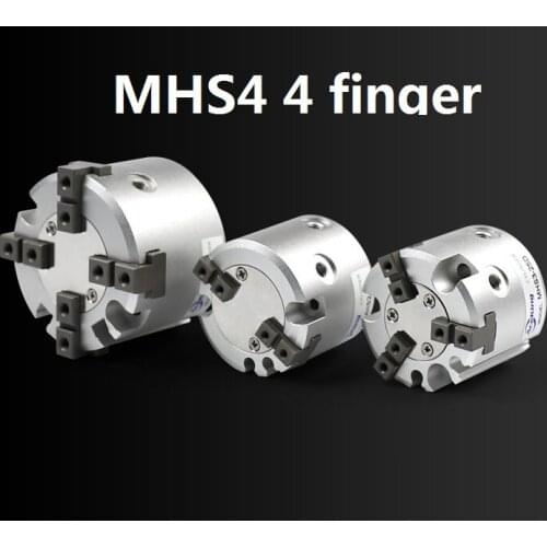 Parallel Type Air Gripper Double Acting Pneumatic Air Cylinder MHS4 4 finger MHS4-16D MHS4-20D MHS4-25D MHS4-32D MHS4-50D