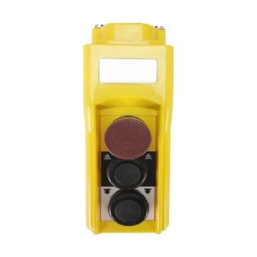 Germany Type Hoist And Crane Pendant Control Station Push Button Switch With Emergency Stop