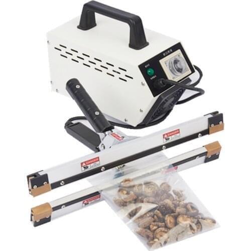Portable plastic snack food packaging bag heat sealer, handheld hand impulse sealing machine