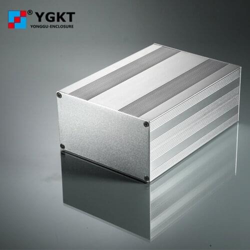 Wire terminals Electronics box aluminum profile extruded enclosure black colour junction box 145*82*90mm