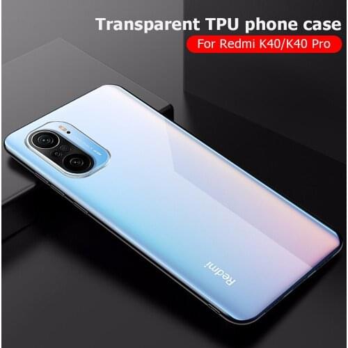Clear Case For Xiaomi Poco F3 Pocophone F3 Silicone TPU Back Cover For Xiaomi Poco X3 Pro X3 NFC K40 Cover Funda Protector Shell
