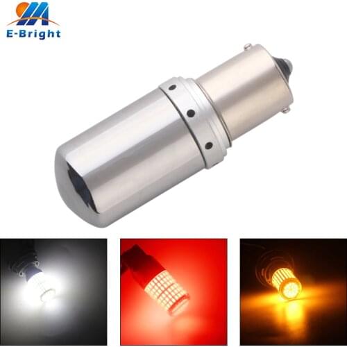 PY21W BAU15S Car Bulbs 1156 BA15S 7506 1141 Canbus Error Free Turn Signal Light Rear Tail Reverse Led Light 3014 144 SMD 12V 1PC