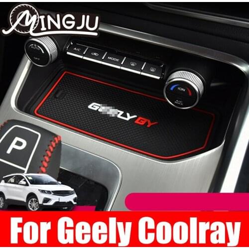 Car Door Cup Hose Protective Silicone Mat For Geely Coolray Proton SX11 X50 BinYue 2020 2019 2018