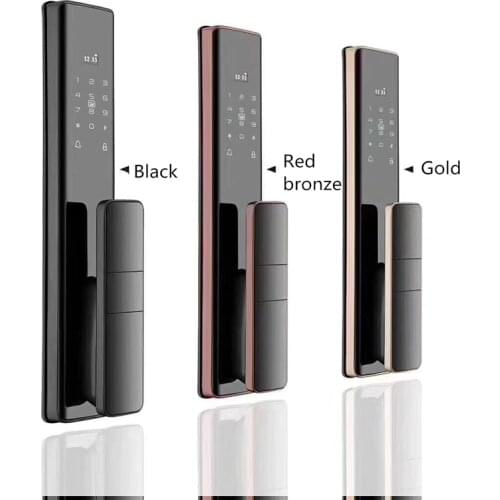 S912 Model Tuya APP Wifi Lock Fingerprint Card Key Password Smart Door Lock