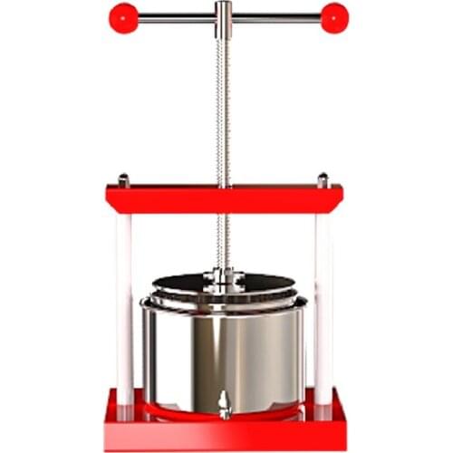 Stainless steel press / manual wine juice / residue separation press / cheese press water kitchen press filter