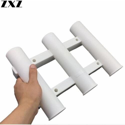 Marine Boat Yacht Kayak Fishing Vertical 3 Link Rod Holder Organiser Pole Tube Mount Bracket Rest Socket Rack Lure Plier Storage