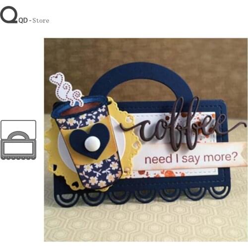 Handbag Metal Cutting Dies for Scrapbooking Mold Cut Stencil Handmade Tools DIY Card Make Mould Model Craft Decoration New 2021