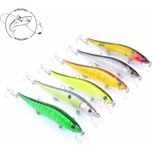 Minnow Wobblers Sea Swim Fishing Lures Bait 1Pcs 11.5cm/13.7g Artificial Swim bait With 3 Treble Hooks Sinking For Fishing Gear