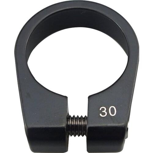 Kids Bicycle Seat Post Clamp Aluminium Alloy Seatpost Collar Fits 25.4/27.2mm Bike Seat Post - Select Colors & Sizes