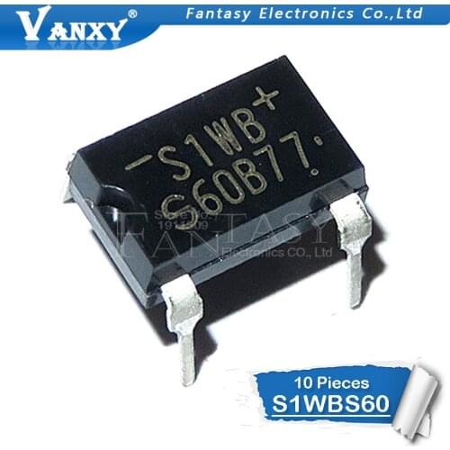 10pcs S1WBS60 4 1A 600V DIP-4 S1WB S1WB60