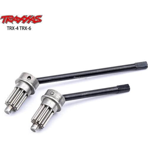 2pcs/set 1:10 Stainless Steel Front Axle CVD Drive Shaft Shafts 93.5mm/67mm For 1/10 RC TRX4 Car