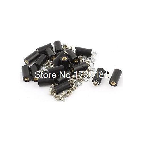 20pcs M3 Brass Insert Thread 8x15mm Insulated Standoffs Spacer for Motherboards