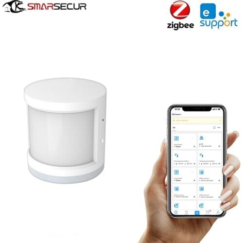 Ewelink ZigBee 3.0 Wireless PIR Infrared Motion Sensor Detector Smart Home Security Alarm System Automation Built In Battery