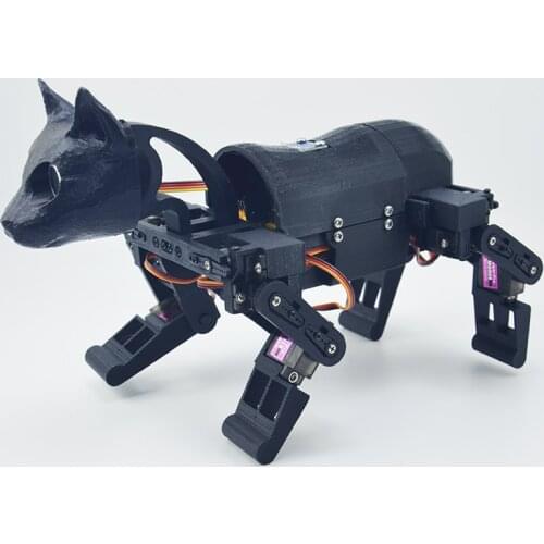 12 Dof Quadruped Bionic Robot Cat Arduino Programming Original Open Source Code Android App Programming