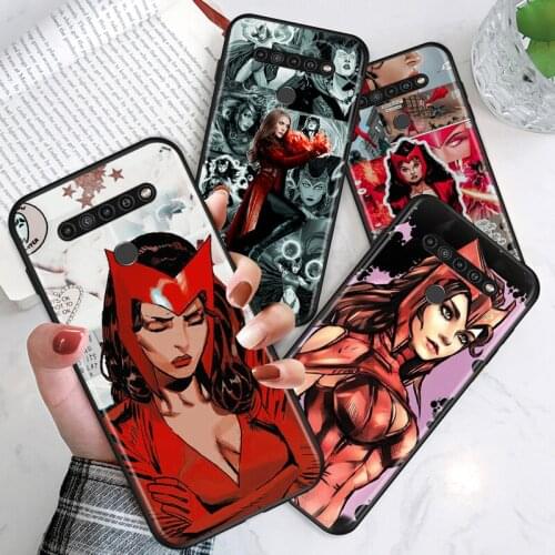 Scarlet Witch Marvel For LG G8 V30 V35 V40 V50 V60 Q60 K40S K50S K41S K51S K61 K71 K22 K31 K42 K92 ThinQ 5G Phone Case