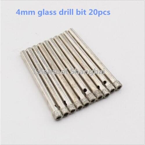 Hot sale brand new DIY tile ceramic glass hole saw set diamond coated drill bit 4mm 20pcs Power Tools Accessories