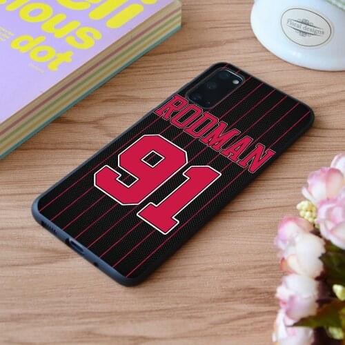 For Samsung Rodman 91 Print Soft Silicone Matt Case TPU Cover Galaxy S Note M and Galaxy A