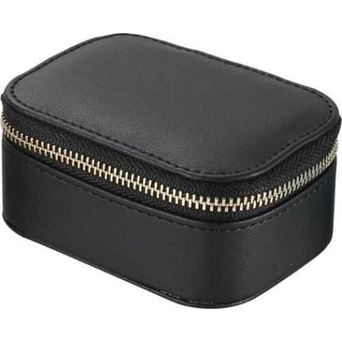 Simple Jewelry Box Faux PU Leather Earrings Necklace Bracelet Storage European Style Portable Travel Jewellery Organizer Y1UA