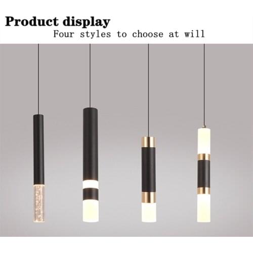 Dimmable led Pendant light 10W Dual light sources shine up and down droplight fixture Kitchen Island Dining Room Shop Bar