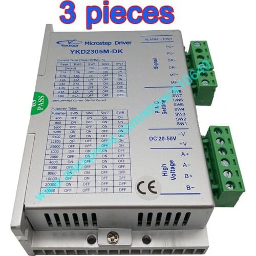 YAKO Microstep Motor Driver YKD2305M-DK Updated from YKD2305M or BKD245M DC 20 to 50V Mainly for CNC Router or Lathe Genuine