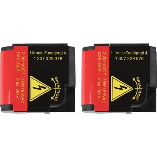 2Pcs Xenon HID Headlight Bulb Igniter Socket Holder for -BMW - Mercedes-Benz Ford Golf Touran Jetta 1307329076