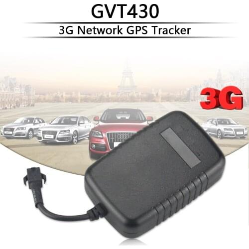 3G GPS Tracker GVT430 Car Vehicle GPS Locator Motorcycle Real Time Tracking Device External Power Cut Off DC 9-90V 8MB Memory
