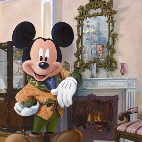 Disney 5D DIY Diamond Painting Mickey Mouse Diamond Embroidery Full Square Round Drill Cross Stitch Kits Mosaic Home Decor Gift