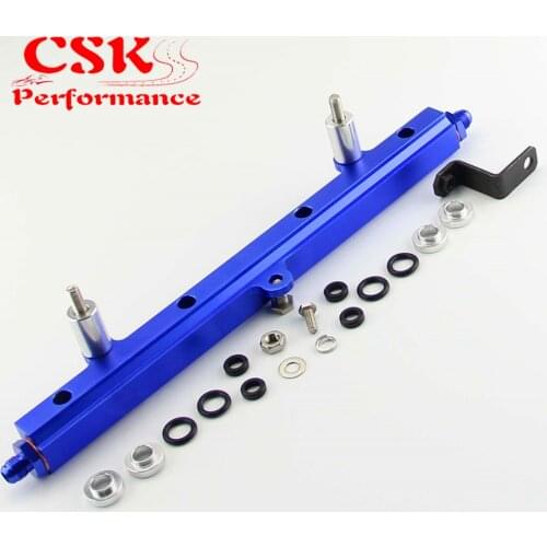 Aluminum Fuel Injector Inject Rail Fit For MR2 SW20 Celica ST205 Gen3 3S-GTE Purple/Blue