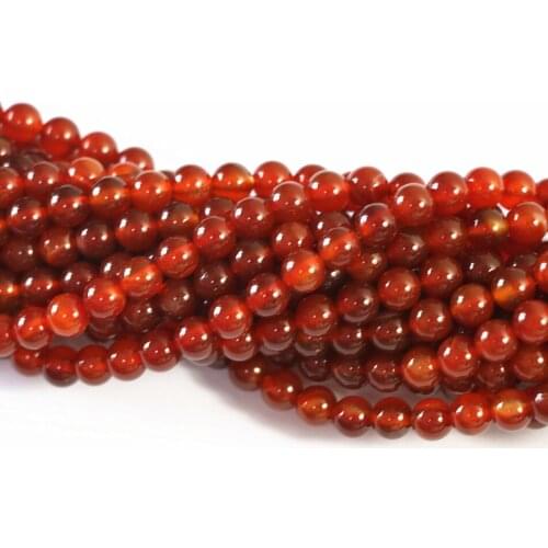 Charms red natural stone carnelian agat onyx 6mm 8mm 10mm 12mm stone round loose beads hot sale making gift A40