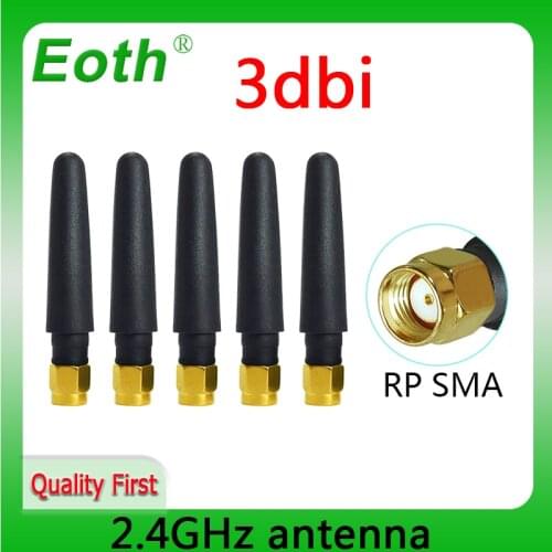 2.4 GHz wifi antenna real 3dBi Aerial RP-SMA Connector antena 2.4ghz antenne 2.4G wifi antenas wi-fi antennas Wireless Router