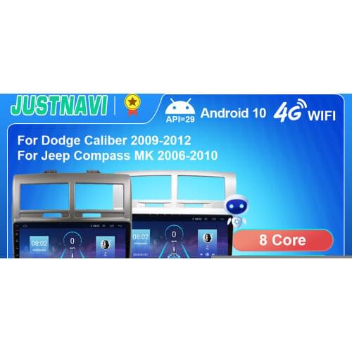 For 10 inch Jeep compass 2006-2010 Android 9.0 DSP Carplay 4G WIFI 2 Din SWC Radio GPS Navigation No DVD Car Multimedia Player
