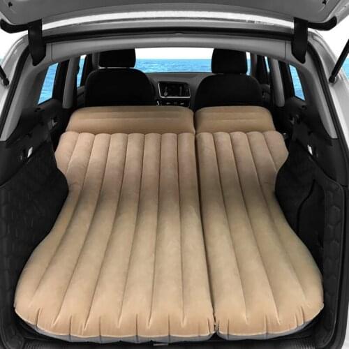 Eco-friendly Multifunctional Two Person Suede Oxford Air Car Mattress Rear Travel Mattress Portable SUV Air Bed