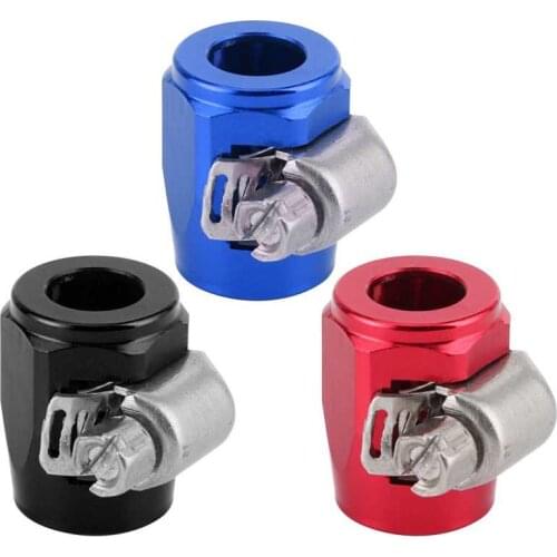 AN4 Aluminum Alloy Hose Finisher Clamps for Fuel/Oil/Diesel/Gas/Air and Water Hose Pipe