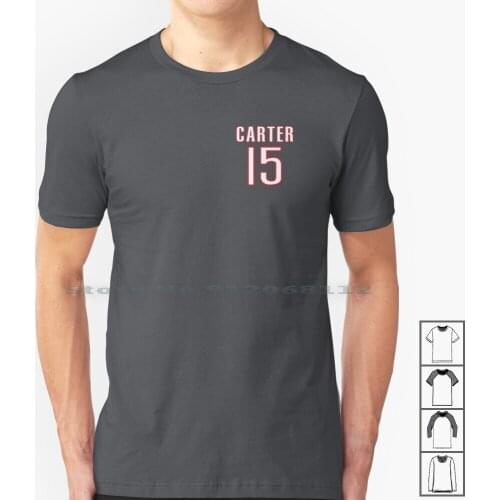 Carter #15 Jersey T Shirt 100% Cotton Carter Carter Basketball Contest Legend Champs