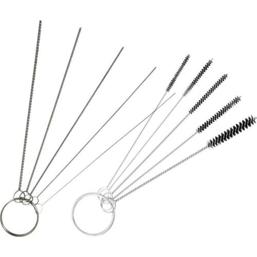 Carburetor Carbon Dirt Jet Remove Set 5 pcs Cleaning Needles 5 pcs Brushes Tool Kits car Accessories