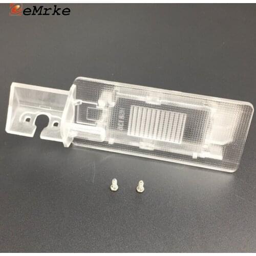 EEMRKE for Seat Alhambra (710) / Ateca (KH7) / Ibiza ST SC 6J Car Rear View Camera Bracket License Plate Lights Housing Mount