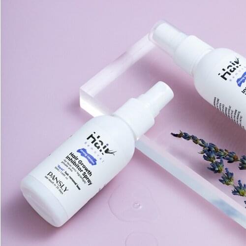 Lavender Inhibitor Cream Permanent Hair Growth Inhibitor Spray Repair Essence Facial Hair Removal Agent After Hair Removal