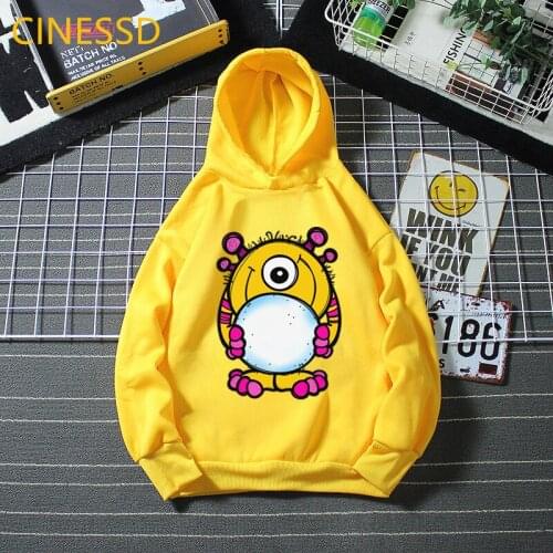Cute Kids Clothes For Girls/Boys Yellow Hoodie Super Zings Serie Cartoon Print Sweatshirt Harajuku Kawaii Children Clothing
