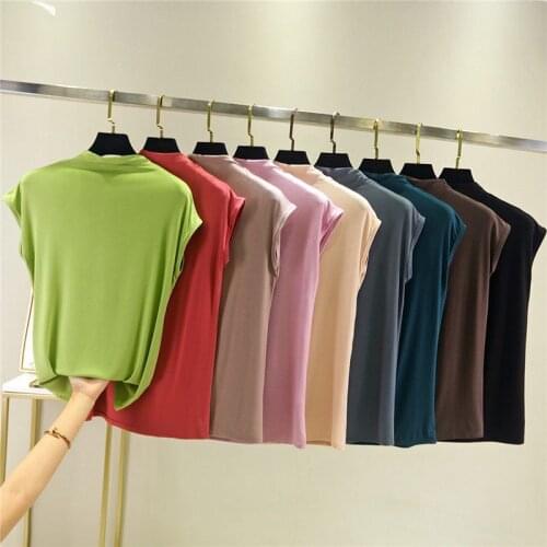 Fashion brand women comfortable soft slim Knitted blouse,plus size M-8XL half turtleneck batwing sleeve Modal Cotton blouse Tops