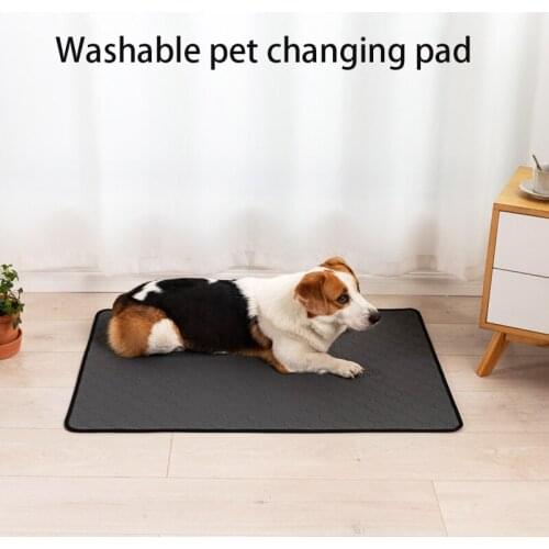 Washable Dog Pet Diaper Mat Urine Absorbent Environment Protect Diaper Mat Waterproof Reusable Training Pad Dog Car Seat Cover