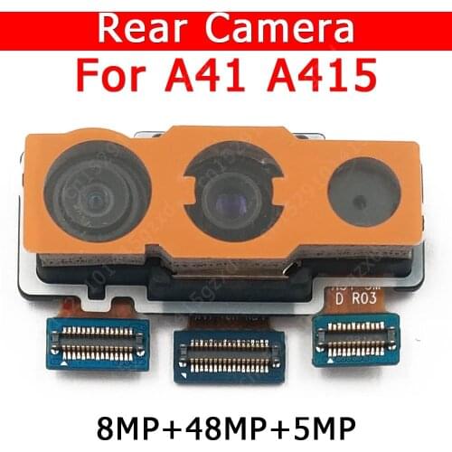 Original Rear View Back Camera For Samsung Galaxy A41 A415 Main Camera Module Mobile Phone Accessories Replacement Spare Parts