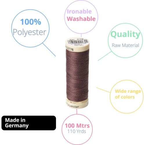 Gutermann Polyester Sew-All Purpose Thread, 100m/110 Yd