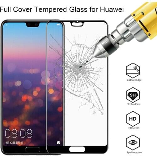 Full screen full glue Tempered Glass For Huawei P20 P20 Lite Explosion-proof Screen Protector Glass On Huawei P20 Pro