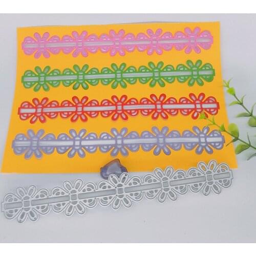 Hollow bilateral pattern heart-shaped decorative lace metal cutting mold scrapbook DIY photo album photo frame decoration card